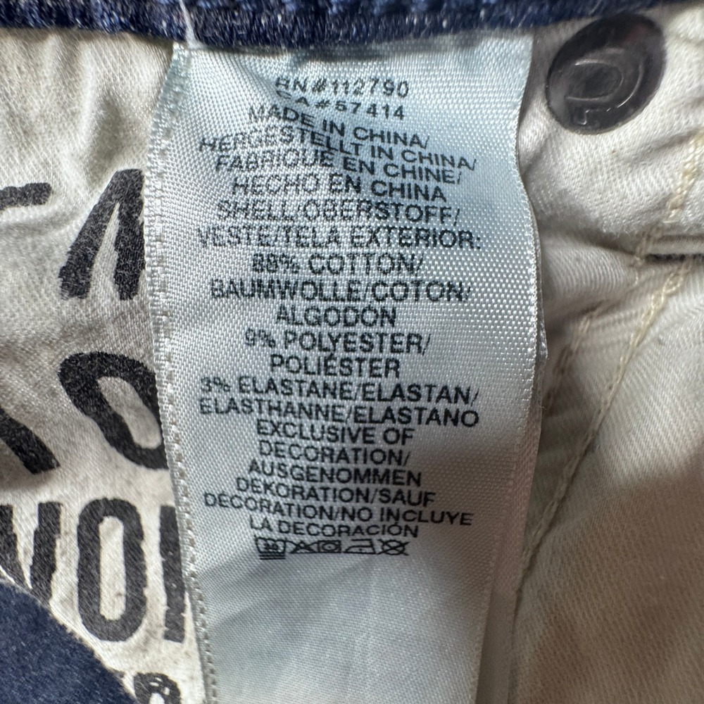 True Religion Geno Relaxed Slim Jeans 44 Blue Wash Men's Denim Y2K Streetwear - Picture 8 of 8
